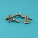 Schlossschrauben M8 X 30/30 DIN 603 Edelstahl A2