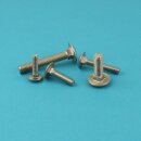Schlossschrauben M10 X 160/160 DIN 603 Edelstahl A2