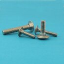 Schlossschrauben M10 X 160/160 DIN 603 Edelstahl A2