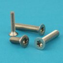 Senkkopfschrauben M3 X 5 mit Innensechsrund "TX" - T10 DIN 965 Edelstahl A2