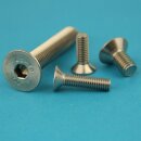 Senkkopfschrauben M6 X 85/85 mit Innensechskant DIN 7991...