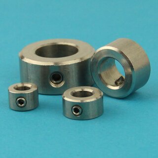 Stellring für 6mm Welle Achse DIN 705 Stahl Form A 