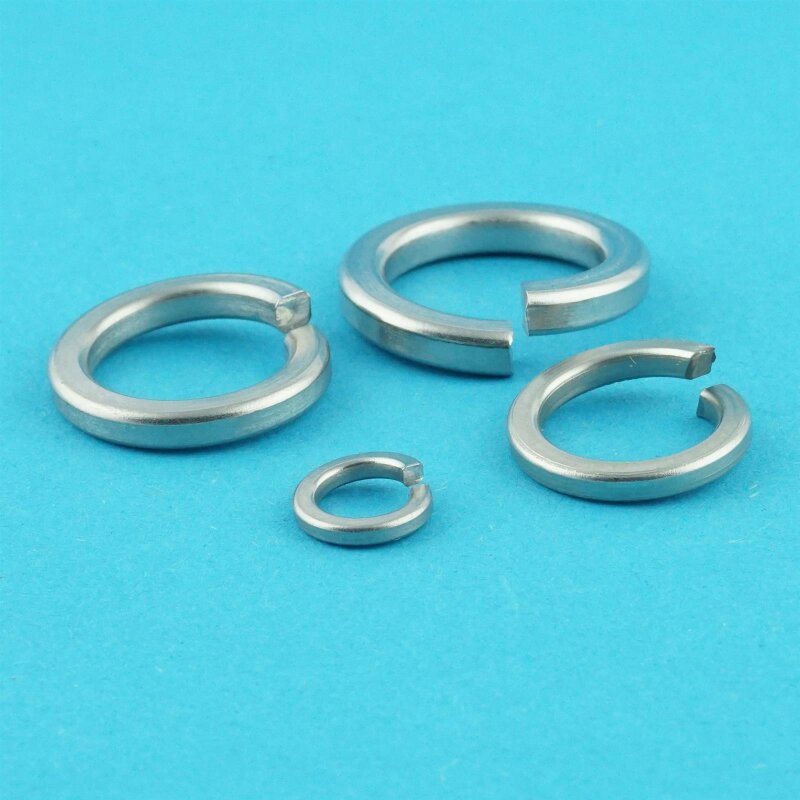 50x M4 Federringe Edelstahl A2 - Federscheiben DIN 127 B - 4mm Schraubensicherung