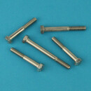 Sechskantschrauben M10 X 100 mit Schaft DIN 931 Edelstahl A2